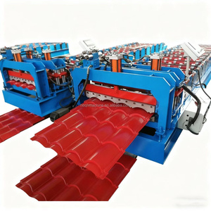OEM ODM Customized Profiles Metal Glazed Tile Roll Forming Machine <strong>Used</strong> for Making Roof Panels - Product Image 5