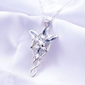 Style Européen Américain Seigneur Anneaux Tendance Alliage Collier Étoile Crépuscule Pendentif Zircon Elfe Princesse Dessin Animé Conception Chaînes Type - Product Image 3