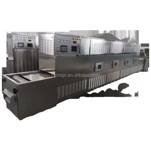 Pengering makanan Stainless Tunnel, mesin pemanas Microwave pengering microwave serangga