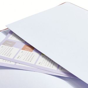 Libreta de Cuero PU Ecológica de Lujo con Logotipo Personalizado, Tapa Dura, Cinta Elástica, Índice y Pestañas, Agenda de Negocios, Diario - Product Image 4