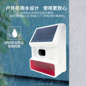 Sensor PIR Exterior WiFi PGST Tuya, <span class=keywords><strong>Detector</strong></span> Infrarrojo Impermeable, <span class=keywords><strong>Luz</strong></span> de Alarma <span class=keywords><strong>Solar</strong></span> Inalámbrica de 433MHz, Sensor de Movimiento - Product Image 5