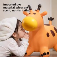 Nouveau Cheval Gonflable pour Bébé et Enfant, Jouet Sûr pour Adultes en PVC/Plastique, à Chevaucher et Équilibrer ; Fabriqué en Chine, Selle de Cerf Gonflable Anti-Chute