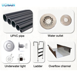 Piscine Personalizzate FYL Antiscivolo in Acciaio Inox e WPC, Piscine per Bambini Sicure e Facili da Installare per Hotel, Palestre e Uso Esterno - Product Image 4