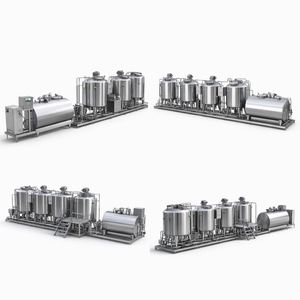 เครื่องผลิตมาร์การีนแบบถังพร้อมเครื่องกดชีสเชดดาร์สำหรับทำอุปกรณ์แปรรูปนม ชีส โมซซาเรลล่า และเครื่องทำให้ชีสยืดตัว - Product Image 5