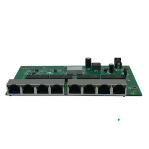 Fabricação ODM/OEM 8 porta 100M/1000M ethernet interruptor PCB bord mãe skd ckd