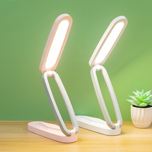 ポータブルUSB充電式コードレスデスクランプ折りたたみ式ミニLEDアイプロテクションナイトライト読書用折りたたみ式デスクランプ - Product Image 2