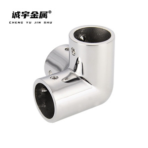Base de Tubería de Acero Inoxidable Cheng Yu Jin Shu de 3 Vías, Herraje Marino para Reparación y Reemplazo de Embarcaciones - Product Image 3