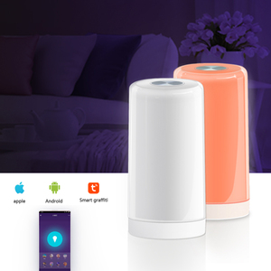 Lámpara de Mesa Inteligente Wifi RGB, Compatible con Alexa y Google Home, Regulable, Temporizador, Control por Aplicación Smart Life Tuya <span class=keywords><strong>Gosund</strong></span>, ABS Blanco, para Hoteles - Product Image 4