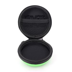 Mini sac personnalisé pour écouteurs, étui de rangement portable rond en EVA pour écouteurs - Product Image 2