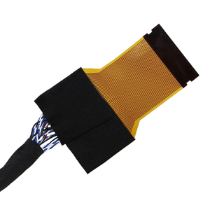 Cabo LVDS FFC de 2 Canais 8-bit 51 Pinos 500mm PVC Preto Macho-Fêmea 20pçs/pacote para HDTV com Resolução 8K e TVs LG de 550mm Pretas - Product Image 6