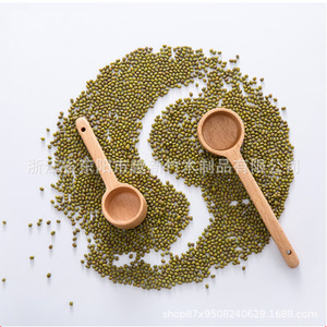 Beechwood <b>Measuring</b> <b>Spoon</b> Long Handle Wooden <b>Spoon</b> For Rice Soup Ramen Minimalist Design Zhejiang Origin - Product Image 4