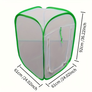 Profesyonel toptan kelebek <span class=keywords><strong>Cage</strong></span> kafes büyük beyaz Pop-up katlanabilir örgü kafes böcek - Product Image 4