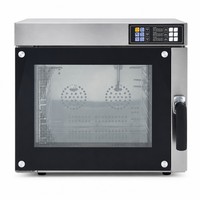 Four à vapeur à convection commercial JIEYI pour restaurants et hôtels, contrôle numérique, 3800W, 5 étagères, installation autoportante/encastrable