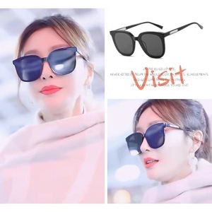 Lunettes de soleil rectangulaires tendance Pc337, monture intégrale, protection UV400, unisexe, pour adultes - Product Image 1