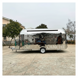 Food Truck Van Desayuno móvil Remolque móvil portátil para aperitivos - Product Image 1