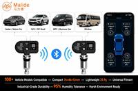 Systèmes de surveillance de la pression des pneus de voiture, TPMS interne Bluetooth avec 4 capteurs, pression et température en temps réel pour berline, SUV, camion