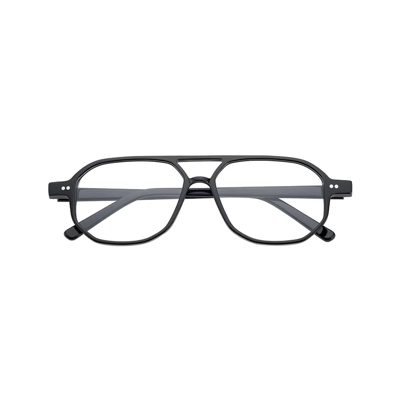 Bán buôn sang trọng vuông Acetate người đàn ông ĐÔI CẦU kính mắt kính Frames