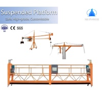 Plataforma Suspendida ZLP630 ZLP1000 Galvanizada en Caliente, Góndola de Acero Pintado con Aleación de Aluminio para Construcción, Elevador para Hoteles