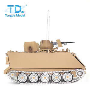 M113A1 Télécommande Modèle de combat RC à l'échelle 1:16 Véhicule <span class=keywords><strong>d</strong></span>'<span class=keywords><strong>assaut</strong></span> blindé en métal de cavalerie <span class=keywords><strong>Jouet</strong></span> Portée de 30m Batteries incluses - Product Image 4