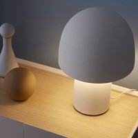 Lampe de table moderne minimaliste en forme de champignon, ambiance nordique, style INS, pour salon, canapé, bureau, lumière chaude