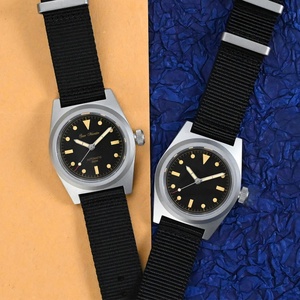 San Martin SN029-GMen Pilot Watch NH35 Leather <b>Automatic</b> Mechanical <b>Wristwatch</b> Waterproof 200M Luminous Relojes - Product Image 3