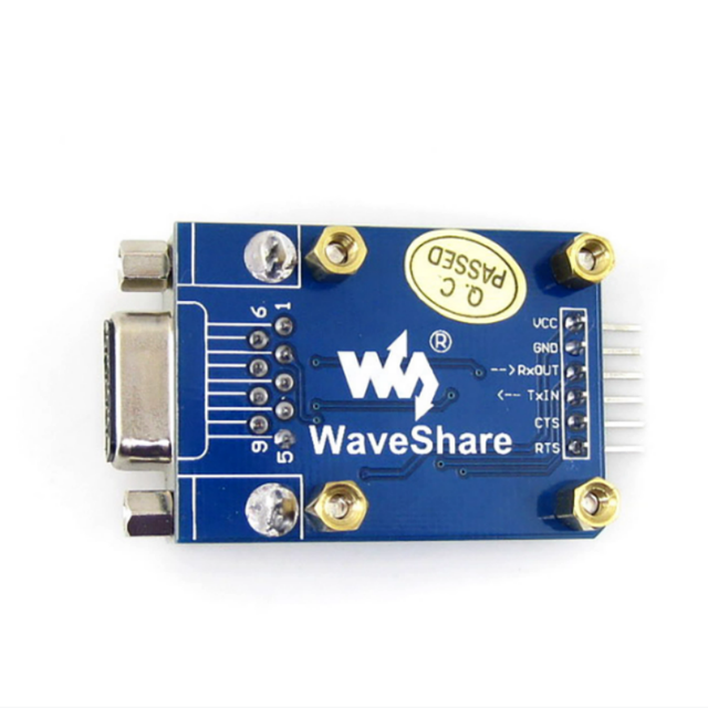 RS232/USB to TTL UART Converter Module SP3232 Chip DB9 Connector 3.3V-5.5V ESD Protection 3Mbps for Serial Communication