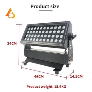 Luz Estroboscópica LED Profesional para Escenarios con Cabezal Móvil DMX RGBW - Product Image 5