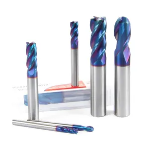 TBM מוצק קרביד Endmill CNC Bits כלים כרסום חותך עבור מתכת נתב