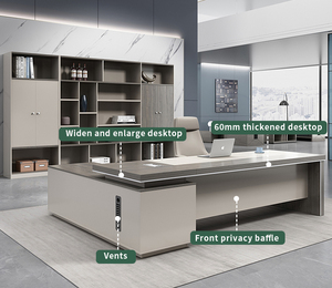 Bàn làm việc văn phòng máy tính bàn làm việc máy tính xách tay hiện đại điều hành tổ chức văn phòng máy tính bàn - Product Image 5