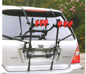 Porte-vélos pour <span class=keywords><strong>coffre</strong></span> de <span class=keywords><strong>voiture</strong></span>, supports pour 3 vélos noirs-Sangles antibalancement durables et antirouille pour la plupart des véhicules - Product Image 5