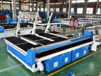 Máquina de Corte de Vidrio CNC 3 en 1 Automática con Sistema Integrado de Carga y Rotura, Motor Yaskawa Japonés, Software PLC Optima
