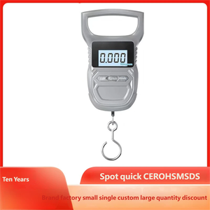 Bilancia Elettronica Portatile Compatta da Appendere per Uso Domestico, Mini Bilancia per Pacchi, Mercato Verdure, <span class=keywords><strong>Pesca</strong></span>, Capacità 50kg - Product Image 2