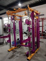 Cage à Squat Commerciale XinRui pour Salle de Sport Domestique, Appareil de Fitness Multifonction, Machines Smith pour Exercices d'Épaules