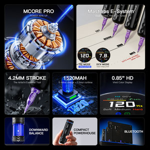 Máquina de Tatuar <span class=keywords><strong>Dragonhawk</strong></span> Mast Racer Pro Negra de Alta Calidad, la Mejor Pluma para Tatuar con 4.2 Stroke y Batería Inalámbrica - Product Image 2