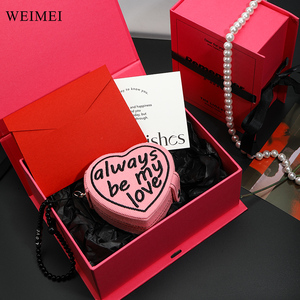 Custom Pink Magnetic Foldable Rigid <b>Gift</b> <b>Box</b> with Ribbon Personalized <b>Cardboard</b> Clothing Packaging <b>Box</b> - Product Image 6