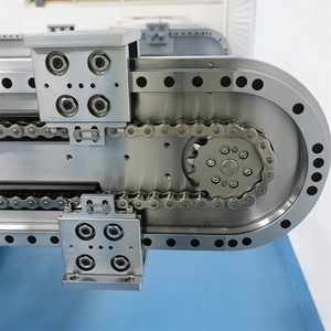 Automatisch compact verticaal circulair geleiderailsysteem met servomotor voor ruimtebesparende verpakkings- en assemblagelijnen - Product Image 5