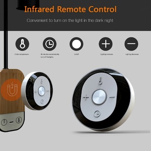 Lámpara de Pared Multifuncional para Dormitorio, Mesita de Noche, Trabajo, Estudio, Lectura, Regulable, con Control Remoto Magnético, Carga Tipo C - Product Image 5