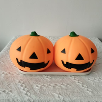 Ballon anti-stress en forme de citrouille, en caoutchouc souple, rempli de farine, en TPR, réaliste, amusant, pour soulager le stress, pour les réunions de famille, décoration d'Halloween, cadeau