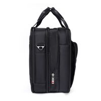 Sac d'ordinateur portable en nylon imperméable de grande capacité RAYLON, 15,6 pouces, 14 pouces, sac à main portable noir pour ordinateur portable