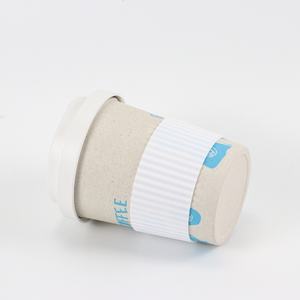 Taza de café de fibra de bambú moderna, taza de oficina y juego de tazas de agua para el hogar, taza mezcladora personalizable para fiesta, Material de PC - Product Image 2