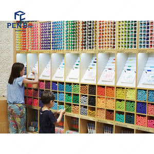 Estante de exhibición de madera de diseño moderno para muebles de tienda de papelería estante de biblioteca personalizado estantes de exhibición para librería - Product Image 4