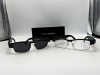 Gafas Inteligentes con Cámara, Bluetooth Inalámbrico, 8MP, Marco Metálico, Multifuncionales, con IA, Modelo L802 para Hombre