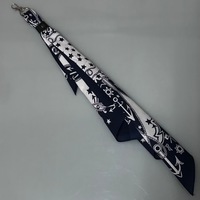 Bandana carrée vintage Amekaji 100% coton avec motif de dessin animé, multifonctionnelle pour toutes les saisons, style streetwear hip hop