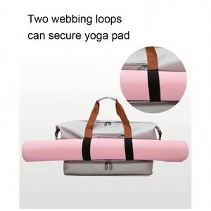 กระเป๋าออกกำลังกายขนาดใหญ่ปี 2024 สำหรับวันหยุดสุดสัปดาห์ แยกส่วนเปียกและแห้ง กันน้ำ กระเป๋าเดินทางแบบสะพายสำหรับผู้ชาย - Product Image 3