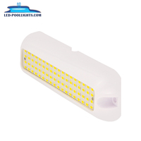 Projecteurs de piscine étanches IP68 12V PC LED blanc chaud (3500K) CRI 80 600LM 7W avec télécommande