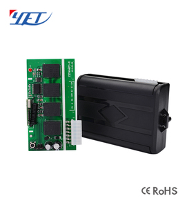 Contrôleur de porte de garage <span class=keywords><strong>YET404PC</strong></span> 12V/24V, récepteur de portail avec deux émetteurs et câble pour contrôle d'accès - Product Image 2