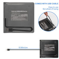 Masterizzatore Lettore CD/DVD Esterno Sottile USB 3.0 per Laptop PC Mac HP