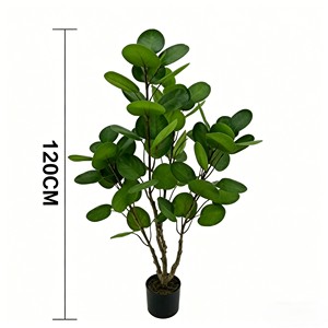 Artificial Money Tree Potted <b>Plants</b> for Ndoor Home Hotel Deco - Product Image 2