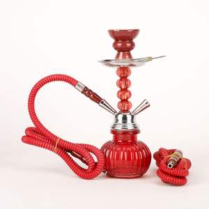 Fábrica transfronteriza caliente 32 cm pequeño doble acrílico Color Maya Hookah con sabor cuenco laca técnica Hookah carbón - Product Image 4
