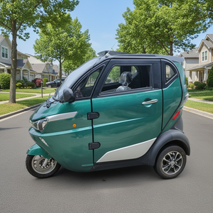 Tricycle électrique sans entretien certifié CEE, modèle 2026, carrosserie fermée, freins à disque hydrauliques, pour les déplacements en famille - Product Image 5